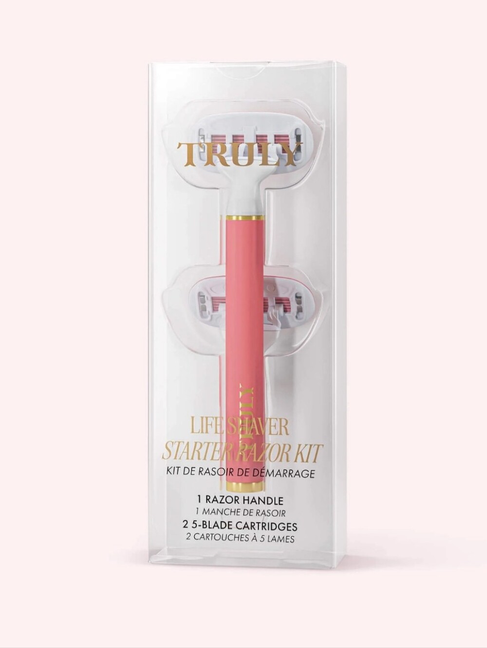 TRULY LifeShaver Starter Razor Kit - Pink